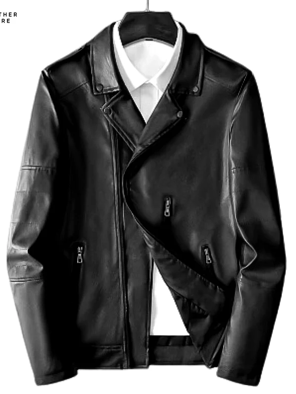 Autumn Winter Men’s Leather Jacket - Stylish New Biker Coat with Korean SI Influence