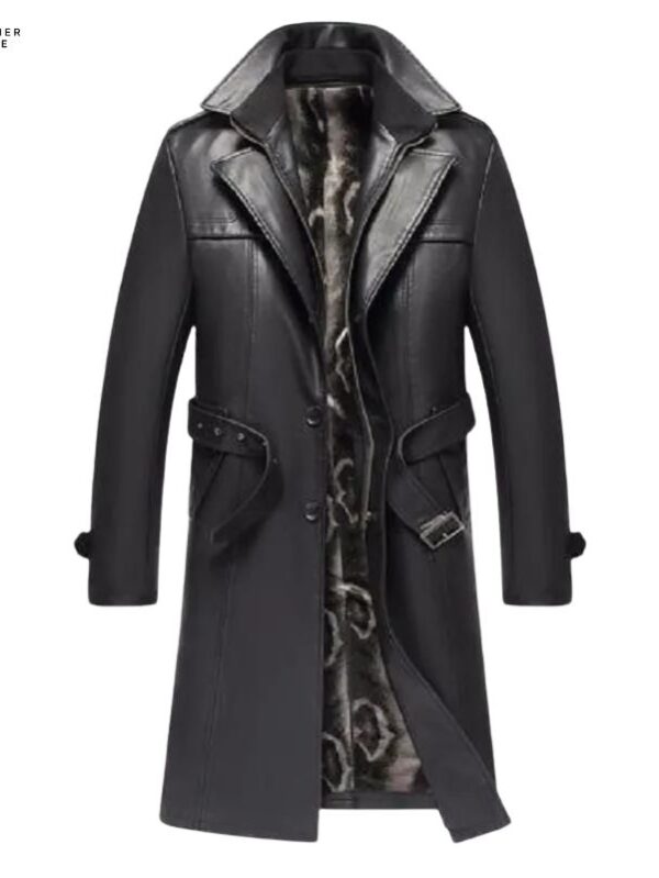 Autumn and Winter Men’s Real Leather Coat for Long-lasting Style