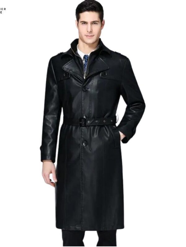 Autumn and Winter Men’s Real Leather Coat for Long-lasting Style