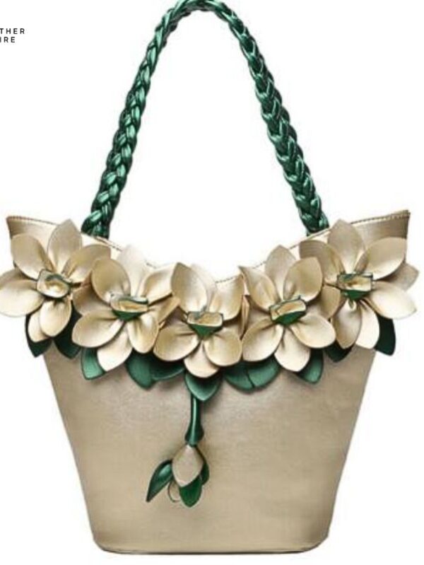 BIRDS-Vintage-Leather-Tote-Bag-Womens-Flower-Composite-Handbag