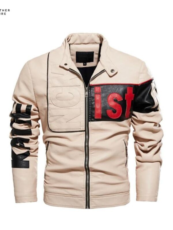 Biker Jacket Style Autumn and Winter High Quality Faux Leath