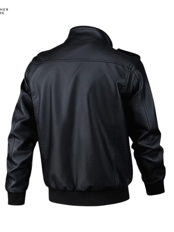 Biker Leather Coats for Brand Men’s Clothing New Fashion Me