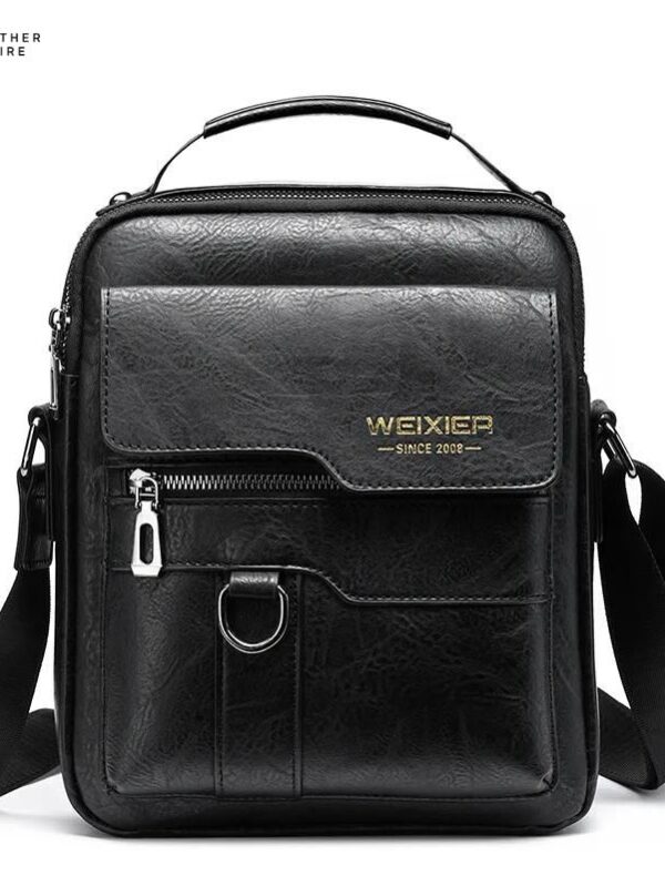 Brand-Mens-Flap-Shoulder-Travel-Bag