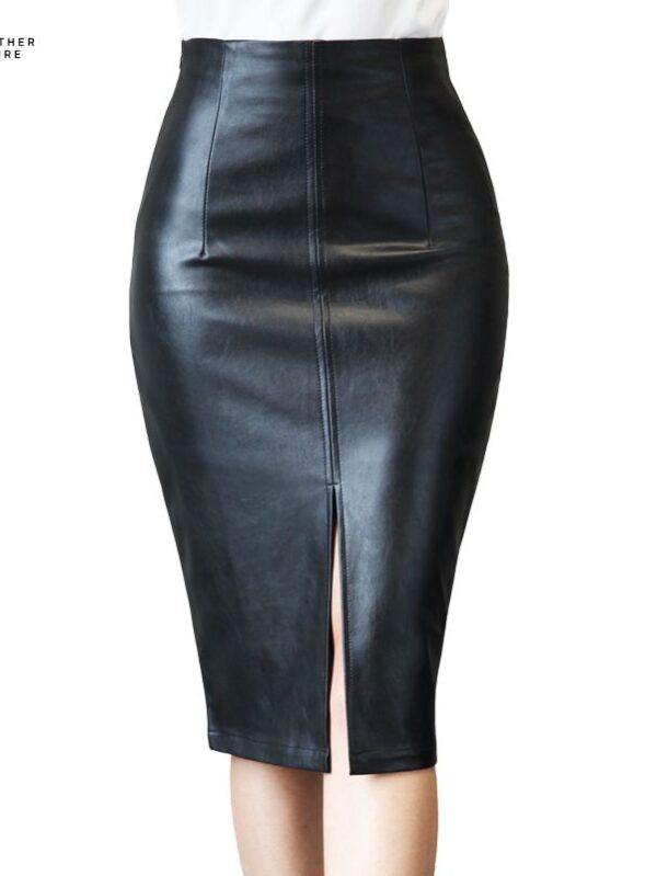 Chic PU Leather Hip Skirt for Women