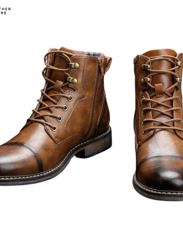 Classic Comfort Men’s Retro Fashion Boots Ideal for a Stylish Spring