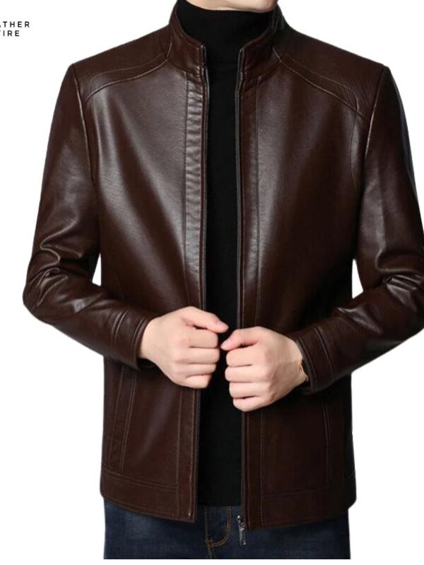 Classic Crocodile Brand Leather Jacket Streetwear Fashion Choice