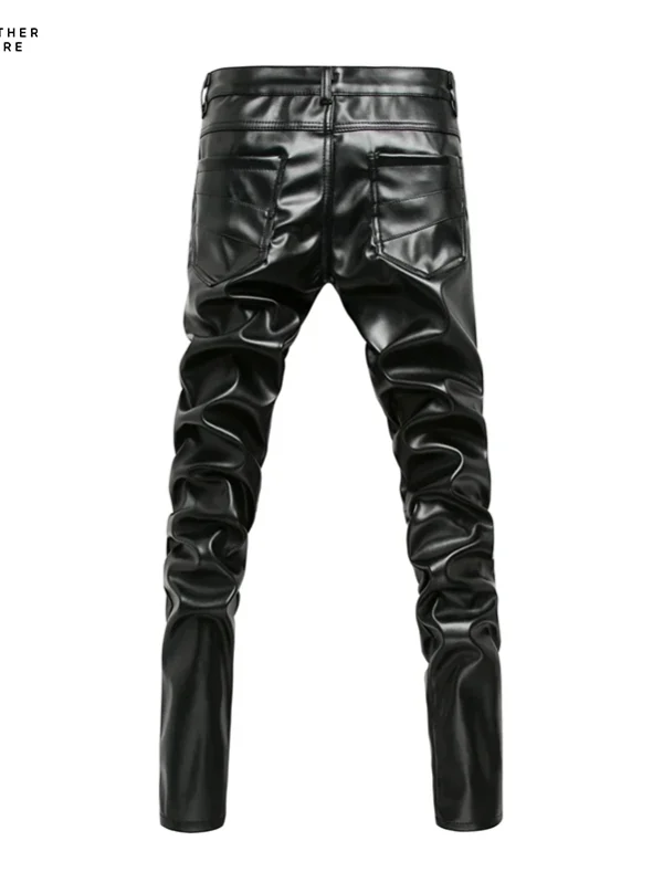 Contemporary Cool Newly Arrived PU Leather Pants for Men’s Unique Fashion