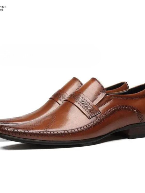 Elevate Your Style High-Quality Black and Brown Men’s Loafer Shoes