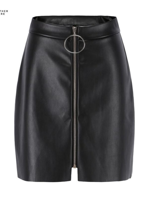 European-and-American-Fashion-High-Waist-Leather-Skirt-for-Women