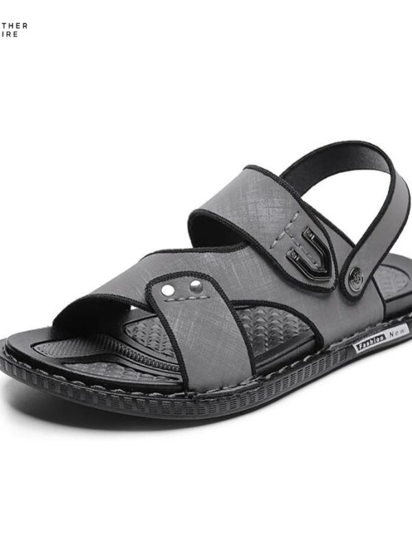 Fashionable Black Size Men’s Sandals by MILIKUYOU