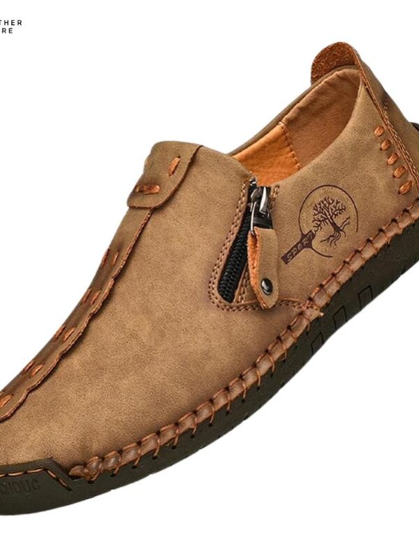 Hot Sale Leather Flats Moccasins for Men’s Tooling Shoes