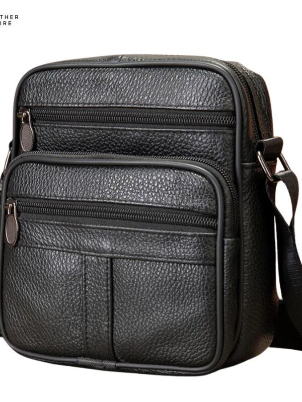 Man's Zipper Shoulder Bag