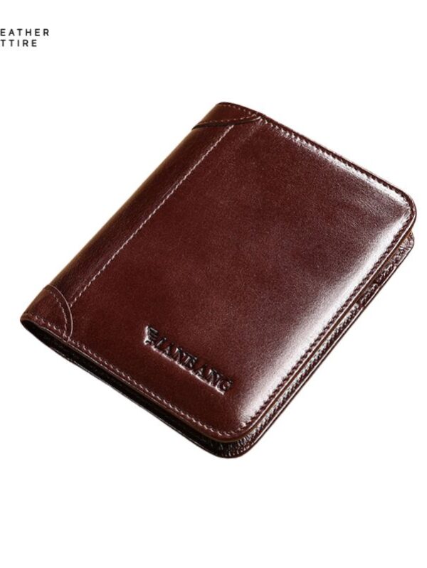 Mens-Wallets-RFID-Blocking-Genuine-Leather-Trifold-Business-Short-Purse-