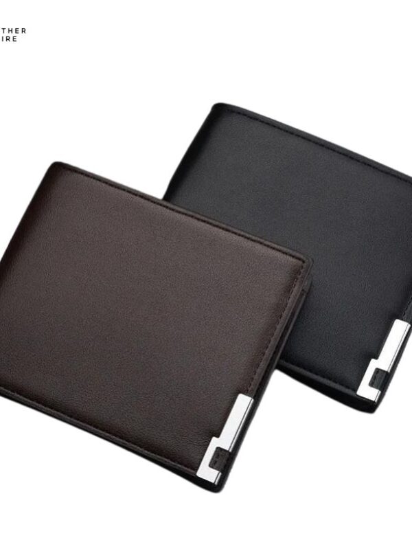 New-Design-Mens-Thin-Zipper-Leather-Wallet