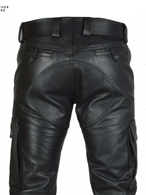 Rock the Season Men’s Slim Faux Leather Pants for Spring Fashion