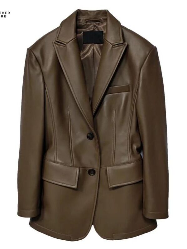 High-Quality Sheep Leather Jacket – Slim-Fit, Real Leather, Fashionable.