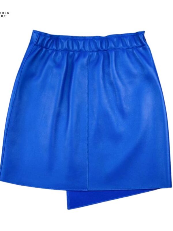 Leather Skirt Girl with High Waist and Color Options