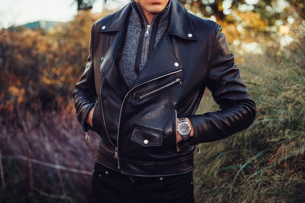 Leather Jacket for Men Detailed Image-min